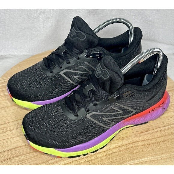 New Balance 880 v12 Fresh Foam X 'Black Green Purple' Running Shoes Size 6 - Picture 4 of 8